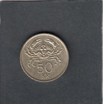 Beschrijving: 50 Kronur  CRAB